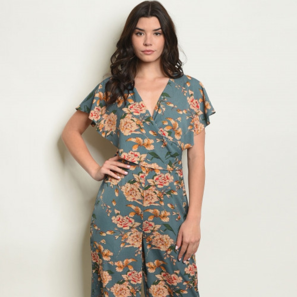 ♥️ LAST 1! Floral Print Jumpsuit - Picture 2 of 7